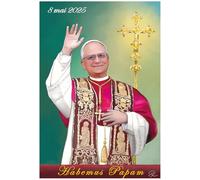 Carte postale Léon XIV au Vatican: Habemus papam - 8 mai 2025
