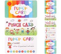 Carte Punch Card per 20 Fogli, Carta, Premi e Incentivi
