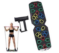 Carte Push Up Pieghevoli - Push-Up Challenge Board | Consiglio Di Multi-angolo Per Il Petto | 24 Po Push Up Bar Poldable Palestra Home | Attrezzature Di Allenamento Per Gli Uomini Femm