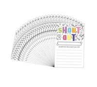 Carte Ricompensa Scolastica 25 Fogli 4x6inch Foglio Scrivibile Per Insegnanti Degli Studenti Dipendenti Del Personale Uffici Offerta Cartolina Positiva