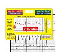 Carte Riferimento da Badge Infermieristiche | Guida di Misurazione Riferimento Rapido,Righello Portatile e Strumenti Misurazione per Medicina Clinica Ospedale Cardiologia