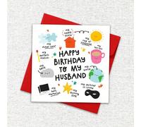 Carte romantiche per il compleanno di mio marito, buon compleanno a me, carte di compleanno divertenti per lui, carte di compleanno carini, carte regalo di compleanno, carte per anniversario, carte re
