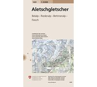 Carte routière : Aletschgletscher: 1269