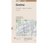 Carte routière : Greina: 1233