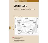 Carte routière : Zermatt: 1348