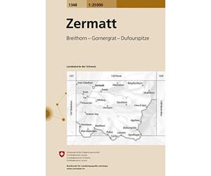 Carte routière : Zermatt: 1348