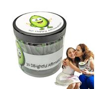 Carte sottaceto di supporto emotivo, barattolo di note positive per le donne,30x note di avvocato positivo per il posto di lavoro - Messaggi ispiratrici di citazioni divertenti apprezzamento i j