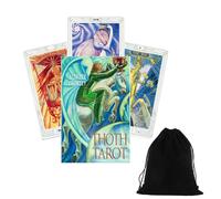 Carte Standard Del Tarot ALEISTER CROWLEY THOTH Edizione FRENCH Con Sacchetto