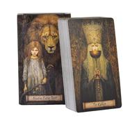 Carte tarocchi | 80 pezzi di tarocchi per principianti | Gioco tattico di carte portatile | per ragazze adulti bambini Halloween gioco di società