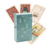 Carte Tarocchi - Glyphs Glyphs Carte Oracle per i curatori fortuni, Versione inglese Strumenti di Divinazione con Tavole, Gioco da tavolo per la festa, favore, Raduno, meditazione, Pratica