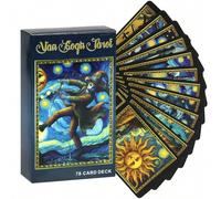 Carte Tarocchi Van Gogh - 78 Carte Spiritualità Gioco da Tavolo Sensitivo Arte