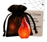 Carte Tascabili Fantasma | Forma Fiamma Portatile con Messaggi Ispirazionali | Regalo di Halloween Consolante per Studenti Ragazzi Adulti | Viaggio Ufficio Riunioni Sale d'Attesa Incentivi di Gruppo