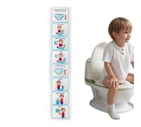 Carte visive di allenamento per il bagno - Immagini di allenamento per il bagno, etichetta adesiva con tabella di routine da bagno per bambini | Tabella di routine in aula di istruzione espe