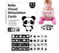 Carte visive per bambini, schede di stimolazione visiva per bambini piccoli | Carte visive per bambini per la percezione precoce, attrezzature | Carte educative ricche di contrasto per stimolo visivo