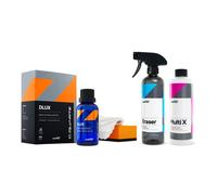 CARTEC Kit Rinnova Plastiche Interno/Esterno Auto DLUX Eraser MultiX 500ml + 30m