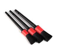 Cartec Set 3 Pezzi Pennelli Detailing Per Pulizia Di Interni Ed Esterni Veicoli