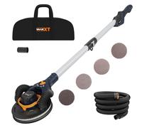 Carteggiatore per cartongesso brushless MAXXT - eccentricità 4mm, monodoppio canale per pareti in cartongesso, luce LED, 4000-8500 giri/min,lunghezza 1,65M, pieghevole, 400W, piatto215mm