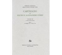 Carteggio di Pietro e Alessandro Verri