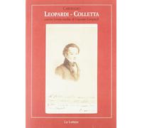 Carteggio Leopardi-Colletta. Con tre lettere inedite di Giacomo Leopardi