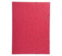 Exacompta Cartella ad elastico 3 lembi Ref.59503E Nature Future carta lucida 600 g/m² A3 Rosso