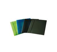 Cartella 3 lembi con elastico - A4 - PP - trasparente verde - Fellowes