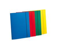 Cartella 3 lembi con elastico - A4 - PP - verde - Fellowes