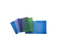 Cartella 3 lembi con elastico angolare 2ndLife - 22 x 30 cm - dorso 2,5 cm - PP