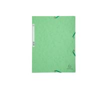 EXACOMPTA - 55513E - Cartellina con elastico - cartoncino lustrè - 3 lembi - 400 gr - 24x32 cm - verde tiglio - Exacompta - 71866 - Conf. da 25 Pz. - 55513E