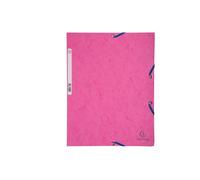 Exacompta 55520E Cartelle con Elastici, 24x32 cm, Rosa