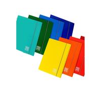 Cartella 3 lembi con elastico One Color - A4 - dorso piatto - colori brillanti -