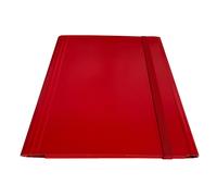 Cartella 3 lembi con elastico piatto - A4 - dorso variabile - conf. da 5 pz