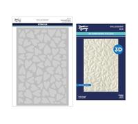 Cartella 3D con cuori gonfi e stencil di Simon Hurley