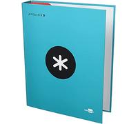 Cartella 4 anelli 40 mm misti Liderpapel antartik a4 foderata colore menta