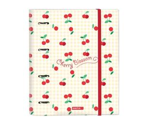 Cartella 4 anelli da 35 mm di Safta Cherry con 100 fogli A4, 270 x 35 x 320 mm