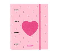 Cartella 4 anelli da 35 mm di Safta Cuore con 100 fogli A4, 270 x 35 x 320 mm