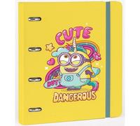 Cartella 4 Anelli Polipropilene Minions Grupo Erik