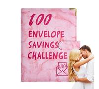Cartella a 100 alberi-100-00-00- di risparmio definita, Libro della domanda Sparher con buste | Buste di denaro e cartelle di budget per risparmiare $ 5,050 e
