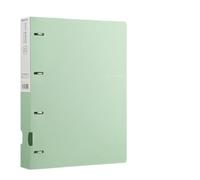 Cartella a fogli mobili A4 for documenti Libro 4 fori a Colore Anello for impermeabile Cancelleria for ufficio File espandibile(Green)