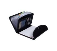 Classificatore Exafolio Exactive - 6 scomparti - PPL - 25,5x33 cm - nero - Exacompta