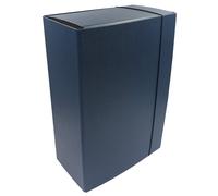 Cartella A4 con elastico, blu navy, 120 mm, Dolphin
