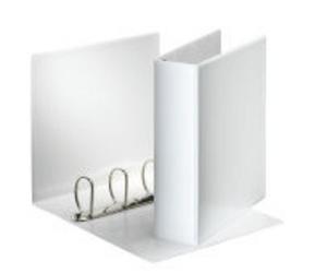 Cartella ad anelli D Esselte A4 Plastica Bianca 650 fogli 6 cm