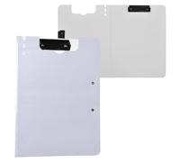 Cartella Appunti con Conservazione Lavanda A4 Clipfolio Doppia Clip Portapenne Ufficio Clip Board con copertina rigida