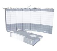 Cartella archivio Brefiocart RESISTO lacci rivettati 25x35 cm grigio dorso 6 cm