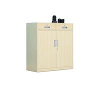 Cartella Armadietto in ferro da 1 mm di spessore, for casa, balcone, armadietto for attrezzi, armadietto for ufficio con armadietto for archiviazione dati con serratura Cartelle di file(Beige)
