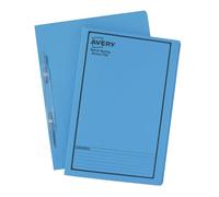 Cartella Avery extra resistente con chiusura a spirale stampata nera, blu