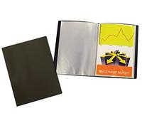 Cartella Beautone finestra 37905 10 maniche in polipropilene, formato A4, colore: nero