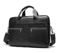 Cartella business in vera pelle portacomputer da lavoro
