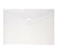 Cartella, Buste in plastica Portadocumenti formato A4 da 30 pezzi con chiusura a bottone automatico Organizer for cancelleria scolastica for ufficio a casa(Transparent)