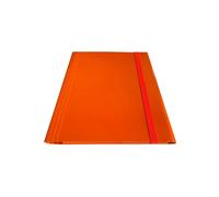 Cartella c/elastico piatto - dorso variabile - arancio - Starline