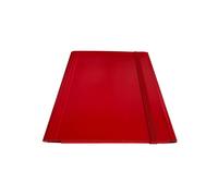 Cartella c/elastico piatto - dorso variabile - rosso - Starline